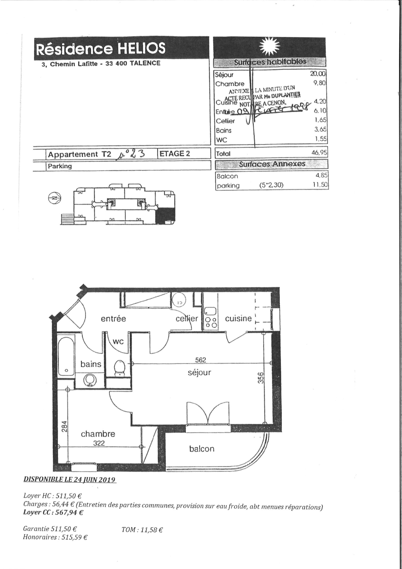 plan appartement gtl