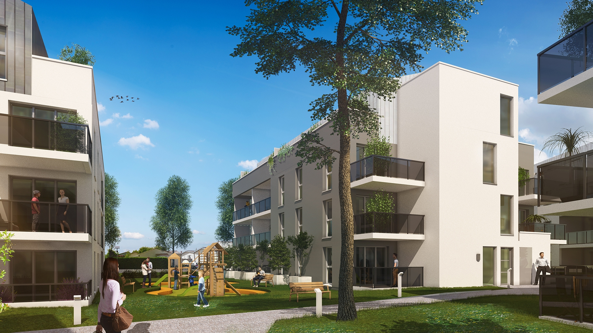 location Appartement 1 pièce de 34.85 m² avec terrasse dans résidence